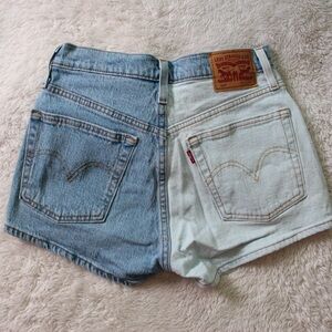 Levi's Two-Tone Jean Shorts